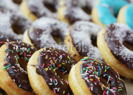 Naklejki colorful donuts