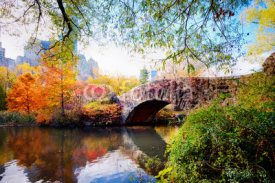 Fototapety Autumn in Central Park, New York