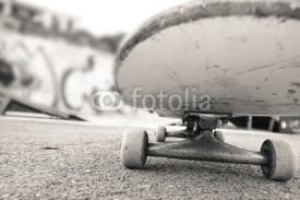 Fototapety under the skateboard