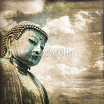 Obrazy i plakaty Bouddha vintage - Kamakura, Japon