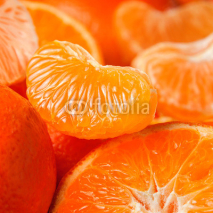 Naklejki Tangerine background