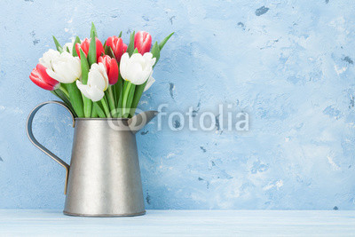 Colorful tulips bouquet