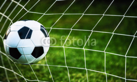 Fototapety Soccer ball in goal