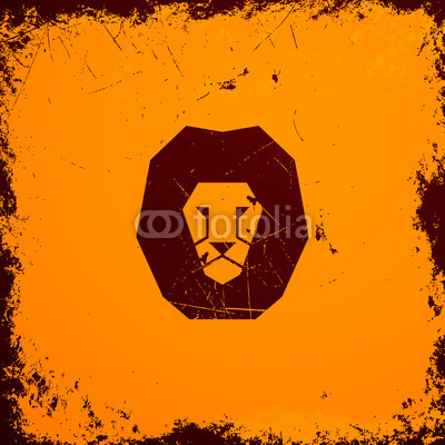 Vector Illustration of a Lion Icon