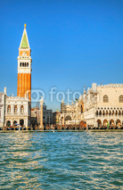 Naklejki San Marco square in Venice, Italy as seen from the lagoon
