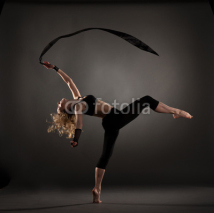 Fototapety beautiful ballet dancer