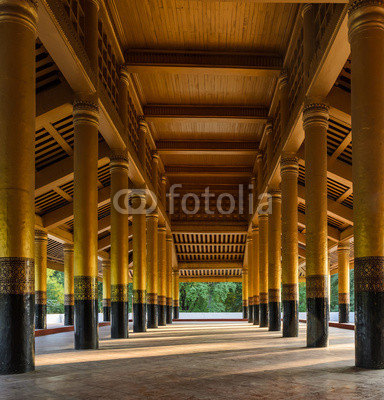 Audience Hall in Mandalay Royal Palace, Myanmar
