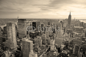 Fototapety New York City sunset