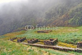 Naklejki Ruinas de Huiñay Huayna. Machu Picchu