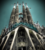 Naklejki Barcelona - Sagrada Familia