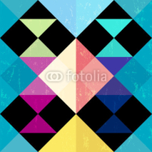 Obrazy i plakaty abstract geometric pattern background, with triangles/squares an