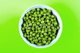 Naklejki green peas in the bowl