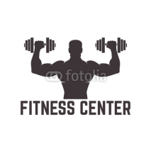 Naklejki Logo Fitness center