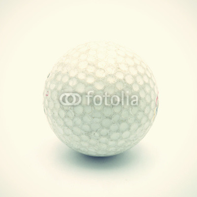  golf ball old vintage retro style