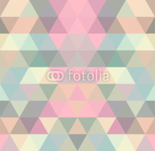 Naklejki Mosaic triangle background. Geometric background