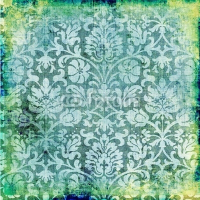 green vintage lacy background
