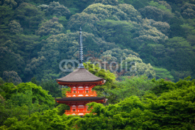 Obrazy i plakaty Three-storied pagoda,Taisan-ji Temple,Kiyomizu-dera Temple,Kyoto