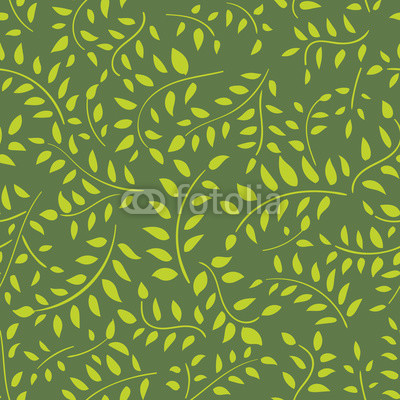 Leaves seamless pattern. Vector background.