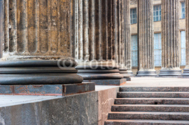 Fototapety lower part of the columns of the Kazan Cathedral in St. Petersbu