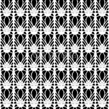 Fototapety Lace white seamless mesh pattern. Vector illustration.