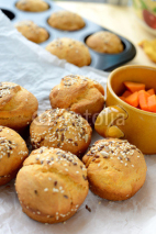 Fototapety Sweet potato (batata) buns
