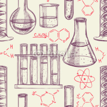 Naklejki chemical equipment and formulas