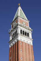 Naklejki Campanile bell tower in Venice
