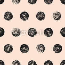 Fototapety Abstract Round Shapes Seamless Pattern