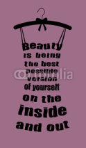 Fototapety Female dress from quote. Vector