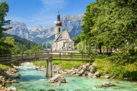 Fototapety St. Sebastian Parish Church, Ramsau, Bavaria