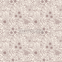 Naklejki Seamless floral pattern