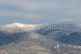 Naklejki paysage hivernal des Vosges