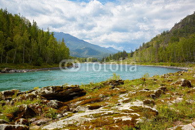 Altai river Katun