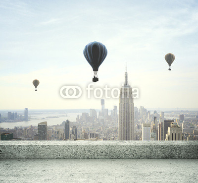 air balloon on sky