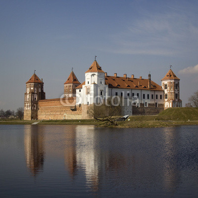 Castle in the city Mir, Belarus