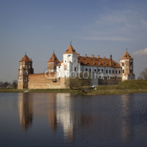 Naklejki Castle in the city Mir, Belarus