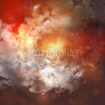 Fototapety Cosmic clouds of mist