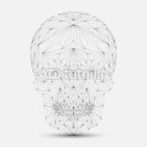 Naklejki Geometric skull