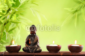 Naklejki Buddha in meditation