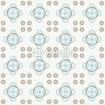 Naklejki Blue seamless pattern. Design for tile, textile, fabric