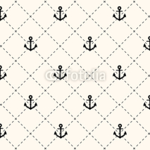 Fototapety Anchor pattern