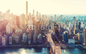 Fototapety Aerial view of the New York City skyline