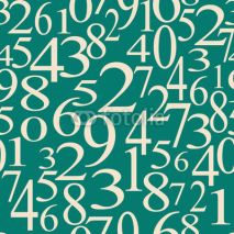 numerical seamless background