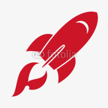 Naklejki Rocket icon