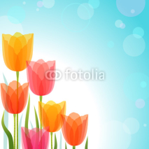 Naklejki Tulip design