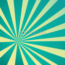 Fototapety Colored Pop-Art Style blue background