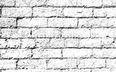 Distressed overlay texture of old brickwork