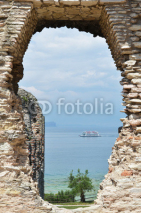 Fototapety Archaeological excavations in Sirmione,Italy