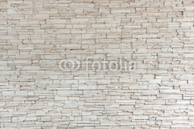 Obrazy i plakaty White Stone Tile Texture Brick Wall