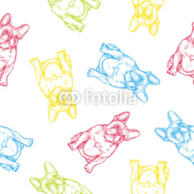 Obrazy i plakaty Pattern Dogs